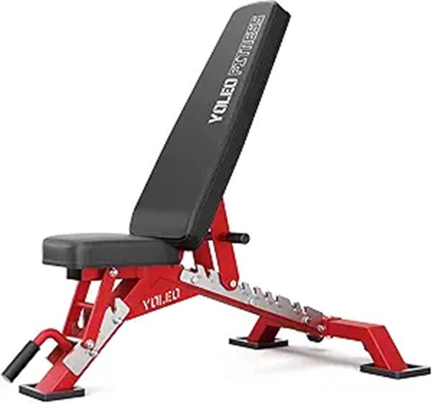 YOLEO Heavy Duty Adjustable Workout Bench