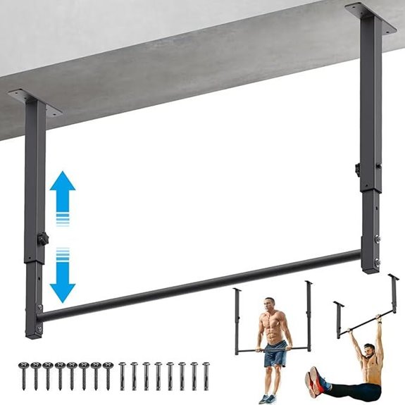Kipika 48 Heavy Duty Ceiling Pull-Up Bar