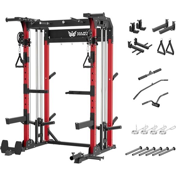 MAJOR FITNESS F22 Power Rack with Attachments
