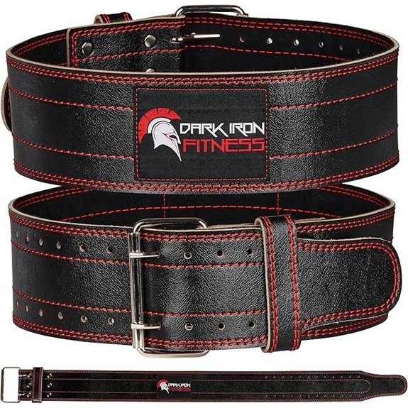 Dark Iron Fitness Weight Lifting Belt for Powerlifting