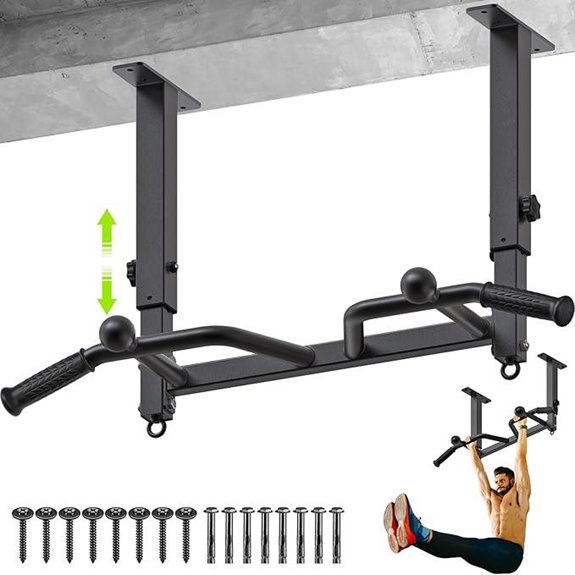 SELEWARE Heavy Duty Wall-Mount Pull Up Bar