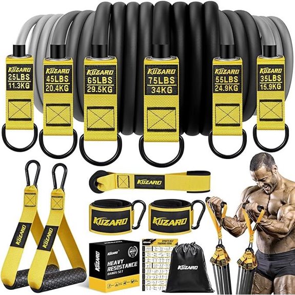 Heavy Resistance Bands for Workout and Muscle Training