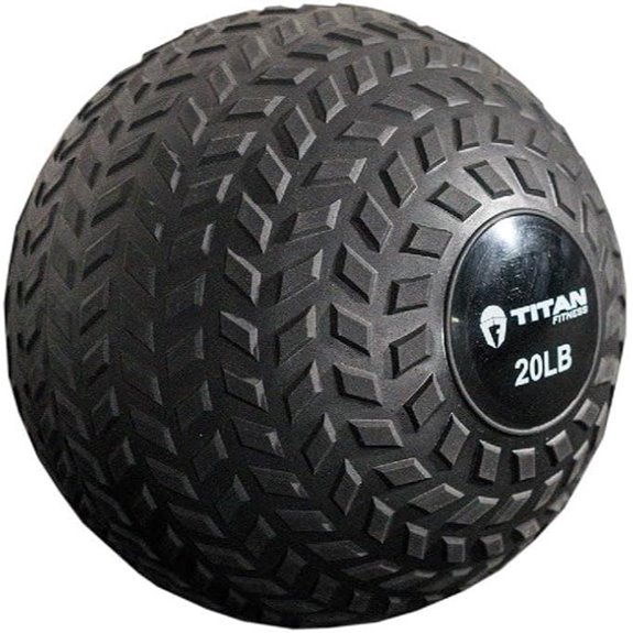 Titan Fitness Rubber Slam Ball for Workout