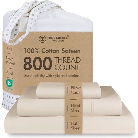 Threadmill 800-Thread-Count Cotton Sheets Set