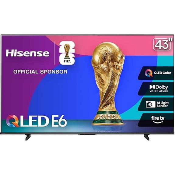 hisense 43 inch qled tv