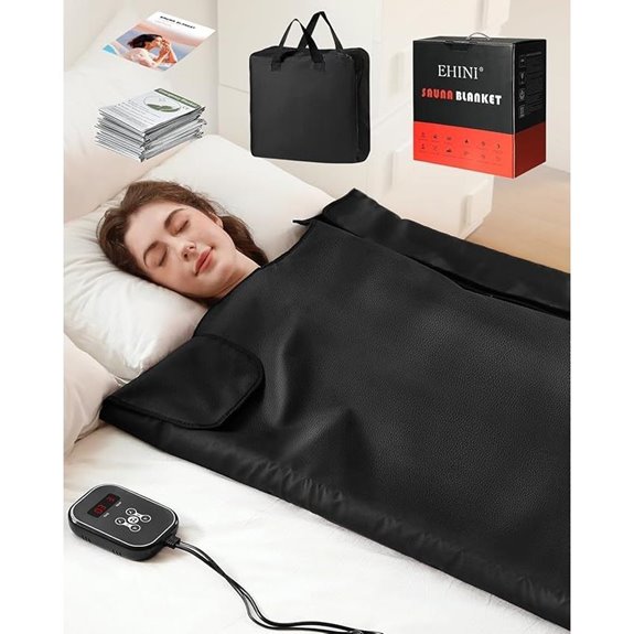 Infrared Sauna Blanket for Home Detox and Relaxation