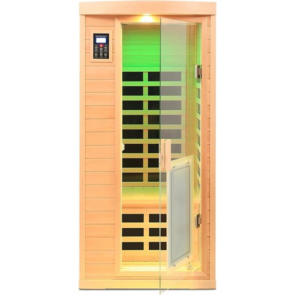 Far Infrared Sauna for Home 1 Person Low EMF