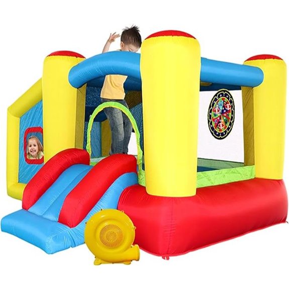 Inflatable Bounce House with Slide and Ball Pit
