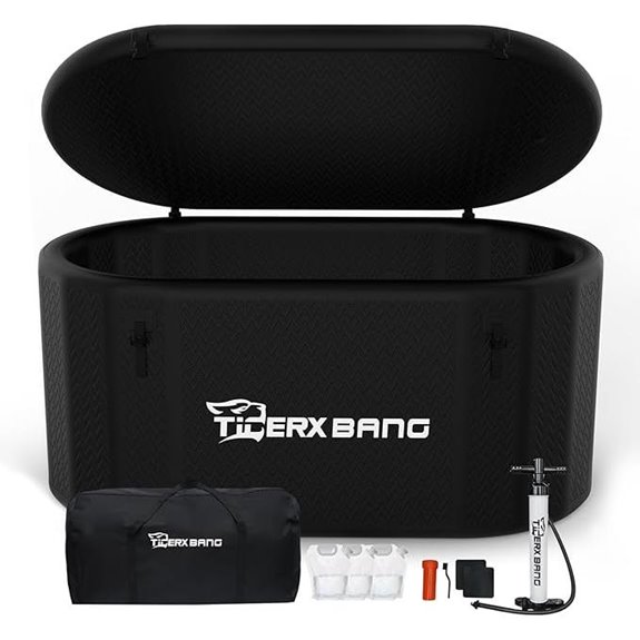 Inflatable Cold Plunge Tub for Athletes and Adults