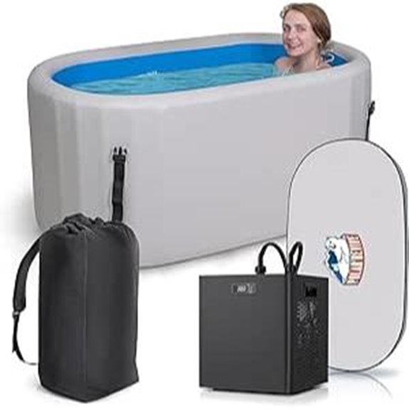 Inflatable Ice Bathtub With Chiller 2.0