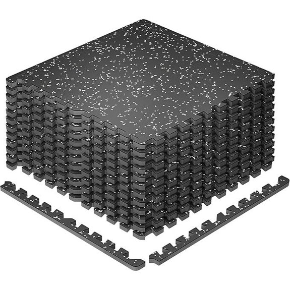 Superjare 12 Pcs Exercise Mats Interlocking Gym Flooring