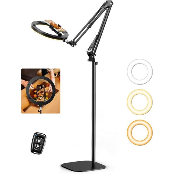 Ring Light with Tripod for iPhone and Video Recording