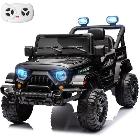 12V Kids Ride-On Truck with Remote Lights Music