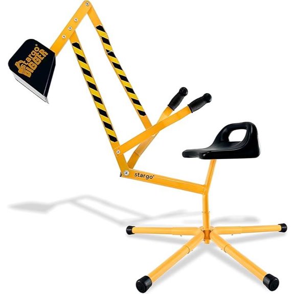 Stargo Kids Excavator Ride-On Toy with 360° Rotation