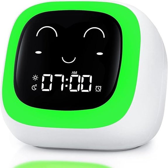 ANTOKING Kids Alarm Clock with Night Light and Sound