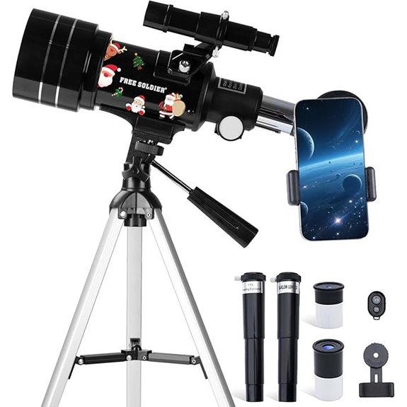 FREE SOLDIER Kids & Adults Telescope with Phone Adapter