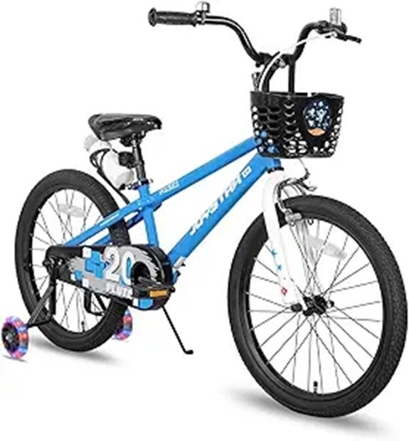 JOYSTAR Kids Bike with Lights and Training Wheels