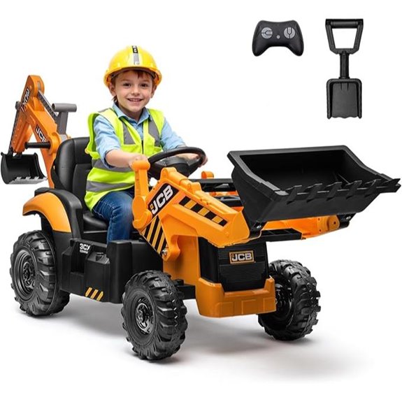 JCB 3CX Ride-On Excavator Toy for Kids