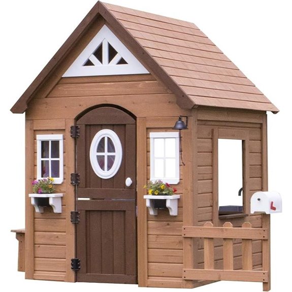 Backyard Discovery Aspen Kids Playhouse with Accessories