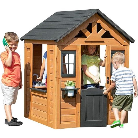 Backyard Discovery Sweetwater Kids Playhouse with Kitchen