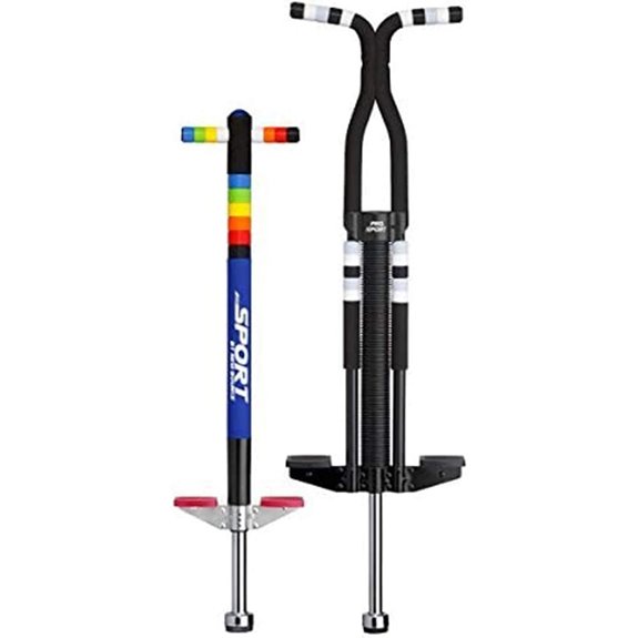 Bounce Pogo Stick Set with Silicone Grips for Ages 5