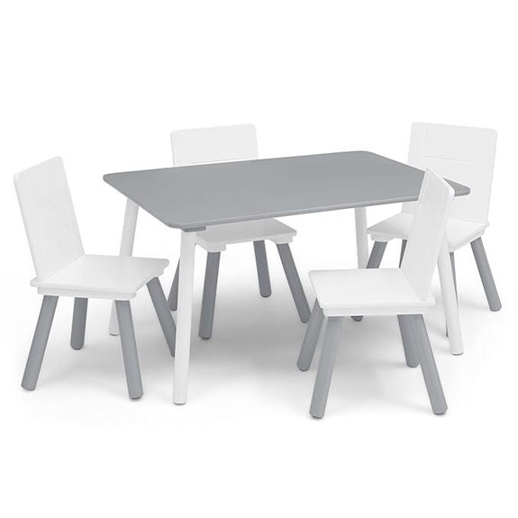 Delta Children Kids Table & Chair Set (4 Chairs)
