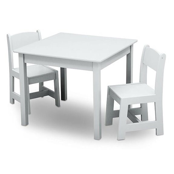 Delta Children MySize Kids Wood Table & Chairs Set