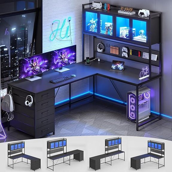 l shaped gaming desk