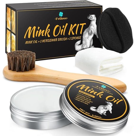 4-in-1 Mink Oil Leather Conditioner & Cleaner