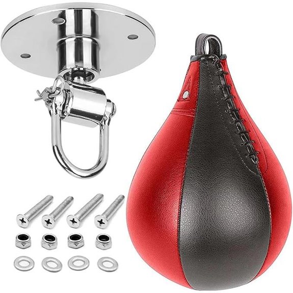 Leather MMA Speed Punching Bag Kit