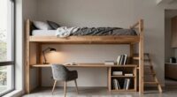 loft beds with desks
