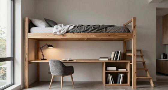 loft beds with desks