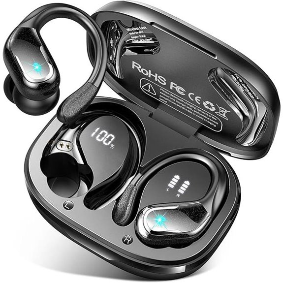 Wireless Earbuds 75Hrs Bluetooth 5.4 IP7 Waterproof