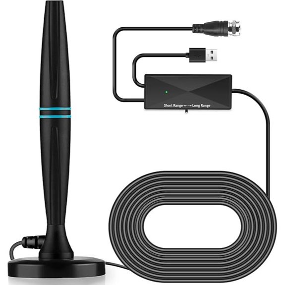 Indoor TV Antenna with Signal Booster 320 Miles