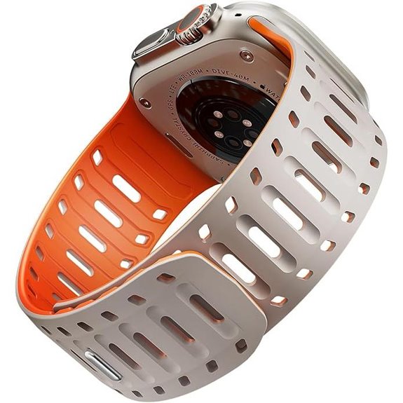 Magnetic Silicone Watch Band for Apple Watch Ultra