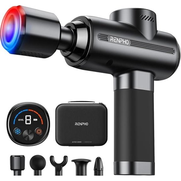 RENPHO Thermacool Massage Gun with Heat and Cold