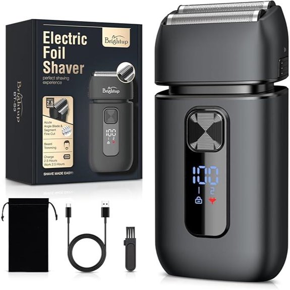Brightup Electric Razor for Men with Trimmer