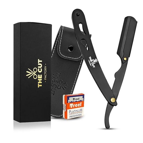 Cut Factory Straight Razor for Men with Blades