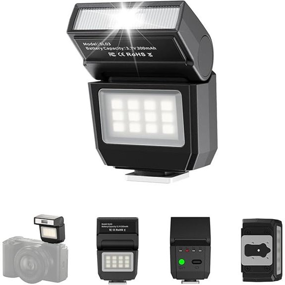 ULANZI SL03 Camera Mini Flash with Video Light