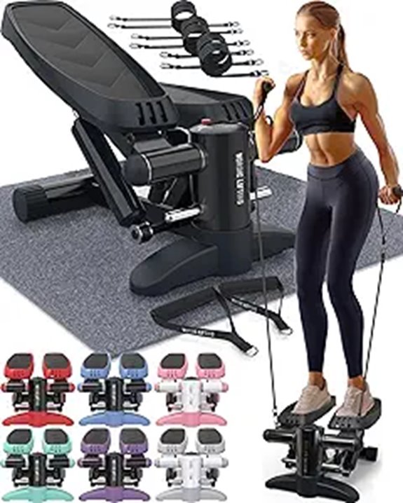 Nordic Lifting Mini Stepper with Resistance Bands