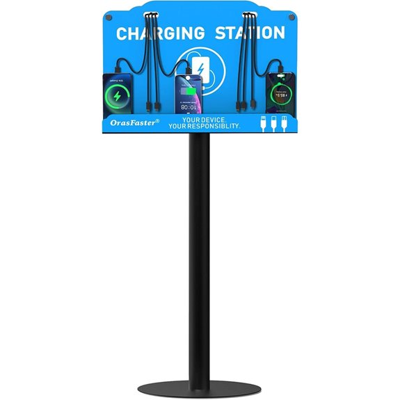 Floor Standing Multi-Device Phone Charging Station