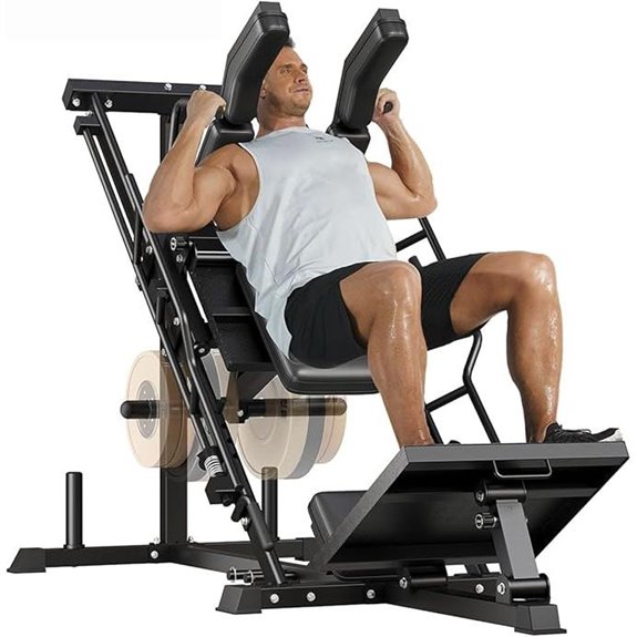 Garvee 3-in-1 Leg Press & Hack Squat Machine