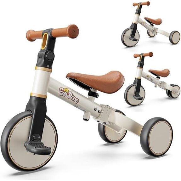 5-in-1 Toddler Bike & Ride-On Tricycle for Kids