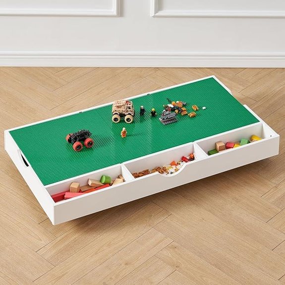 3-in-1 Construction Play Table with Storage