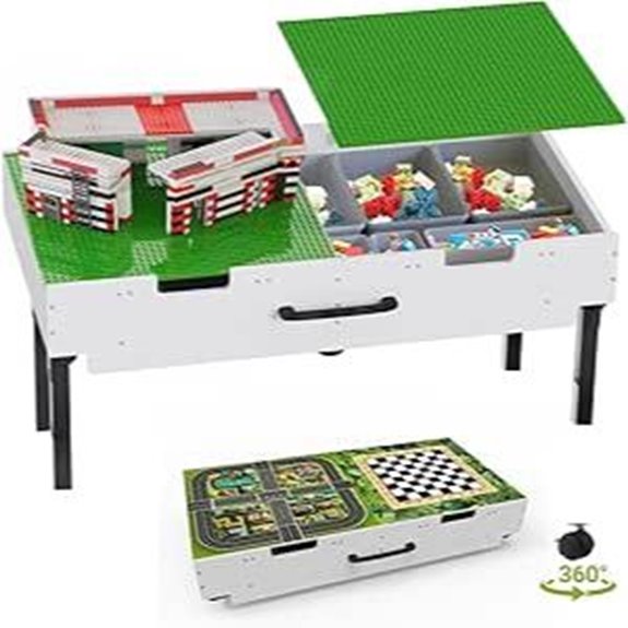 3-in-1 Lego Activity Table with Storage
