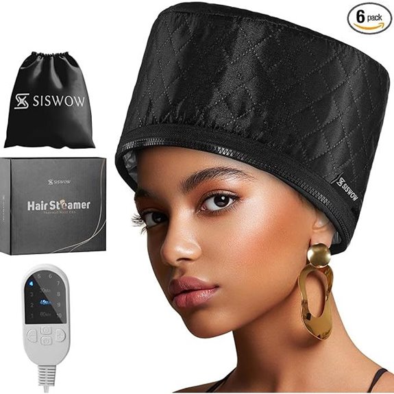 Hair Steamer for Natural Hair Deep Conditioning Cap
