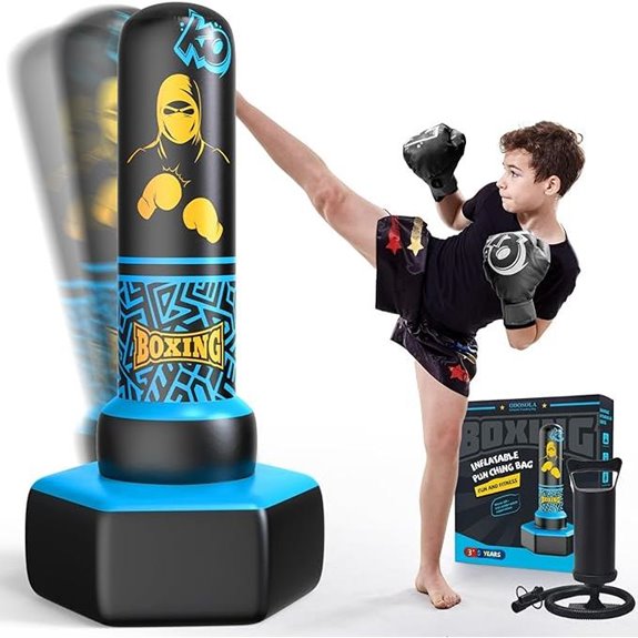 67'' Inflatable Punching Bag for Kids Heavy Duty Stable