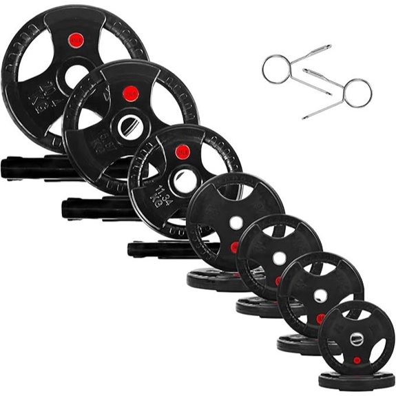 Fitvids Olympic 2-Inch Weight Plates Set