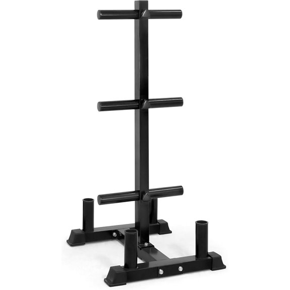CAP Barbell Olympic Plate Tree Rack with Storage