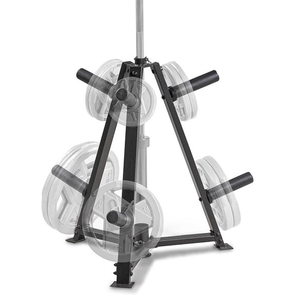 Marcy Olympic Weight Plate Tree for 2-Inch Plates Weight Storage Rack